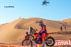 El piloto argentino Kevin Benavides en el Rally Dakar 2024