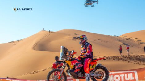 El piloto argentino Kevin Benavides en el Rally Dakar 2024