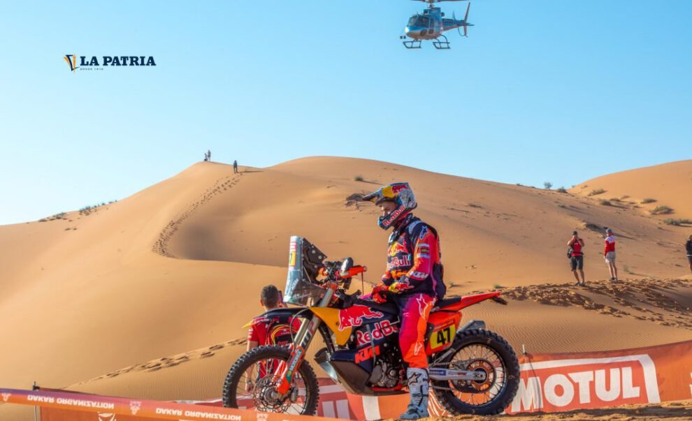El piloto argentino Kevin Benavides en el Rally Dakar 2024