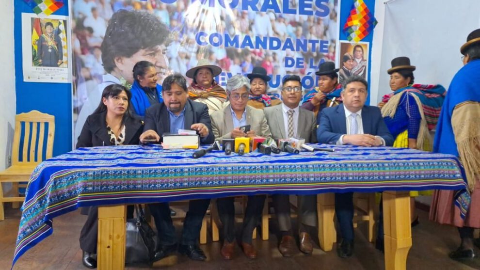 Candidatura de Evo Morales en 2025 defendida por el equipo jurídico del MAS