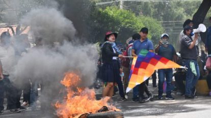 Protestas en Sucre exigen renuncia de magistrados autoprorrogados