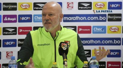 Antonio Carlos Zago dirige a la selección boliviana Sub-23