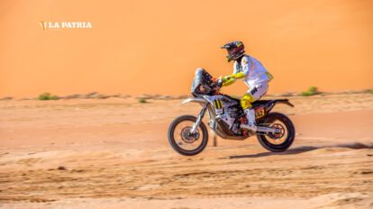 El francés Adrien van Beveren, ganador de la novena etapa del Dakar 2024
