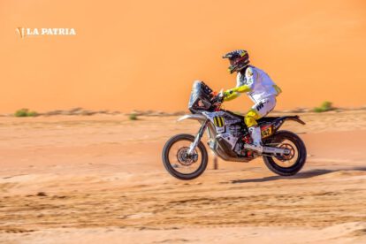 El francés Adrien van Beveren, ganador de la novena etapa del Dakar 2024