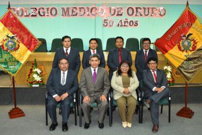 Colegio Médico de Oruro y su historia en Bodas de Oro