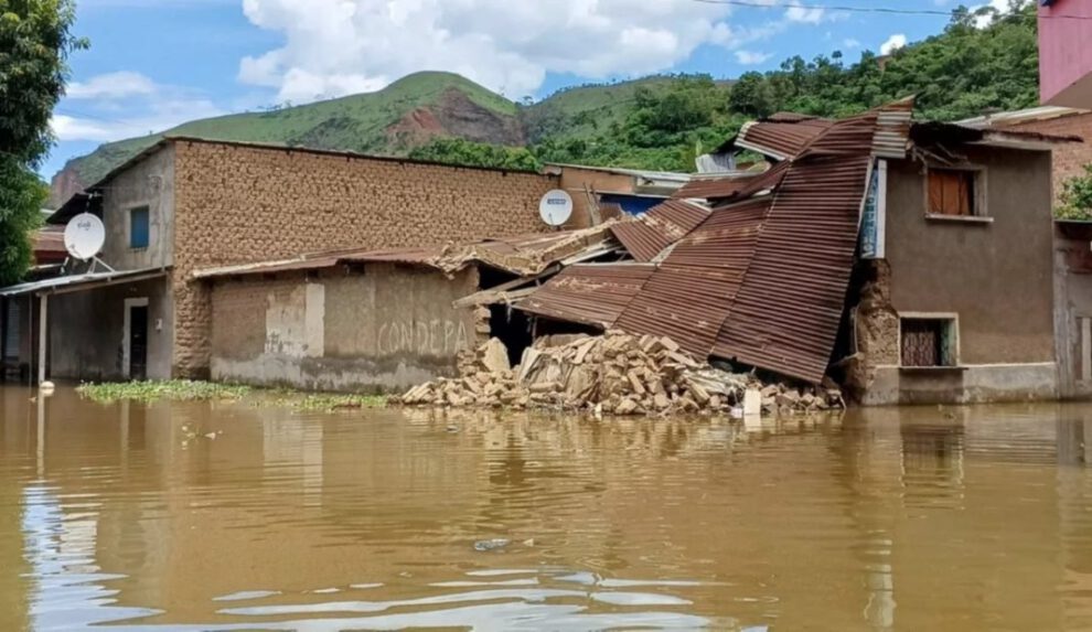 Inundaciones en Tipuani y Zongo han dejado tres víctimas fatales y más de 200 familias afectadas