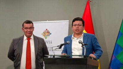 Incentivos para censistas anunciados por el ministro Sergio Cusicanqui