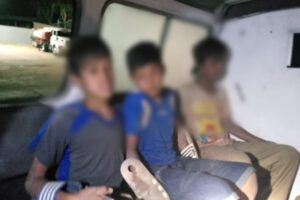 Rescate de niños en el río Piraí