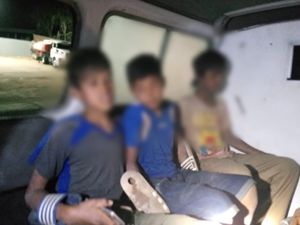 Rescate de niños en el río Piraí
