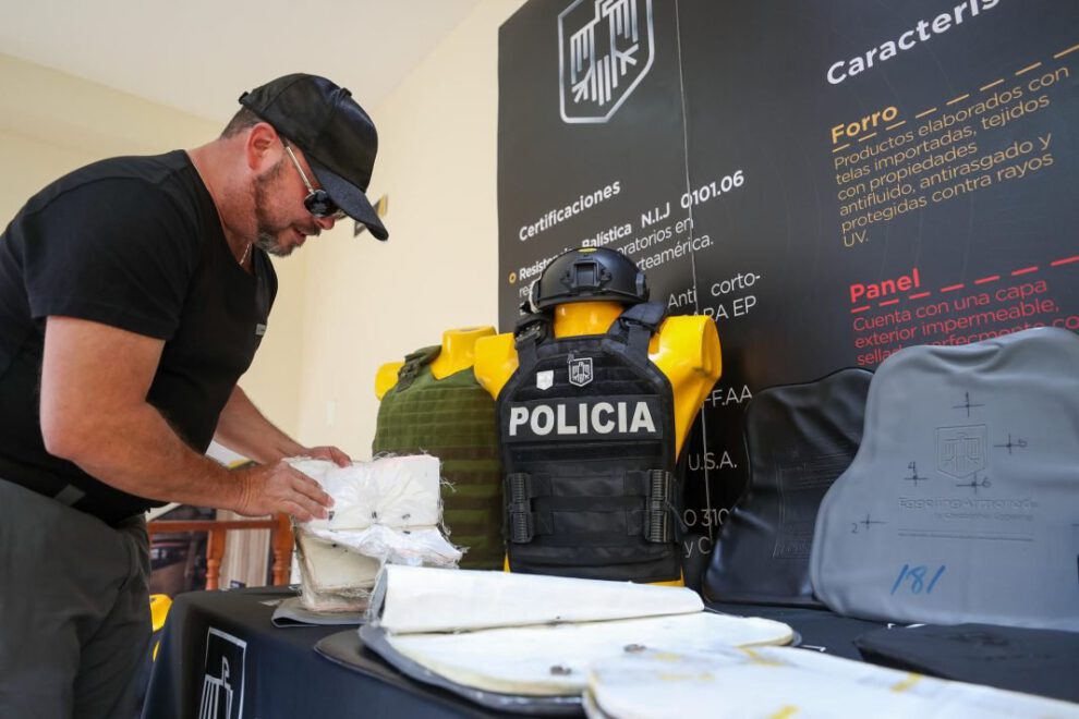Inseguridad en Ecuador y la necesidad de chalecos antibalas