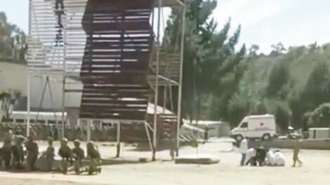 Instructores del caso salto de la muerte