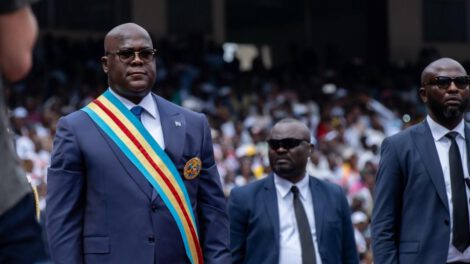 Félix Tshisekedi jura cargo para segundo mandato