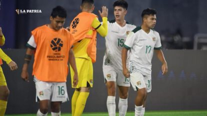 Gabriel Villamil autor del gol del empate para la selección boliviana