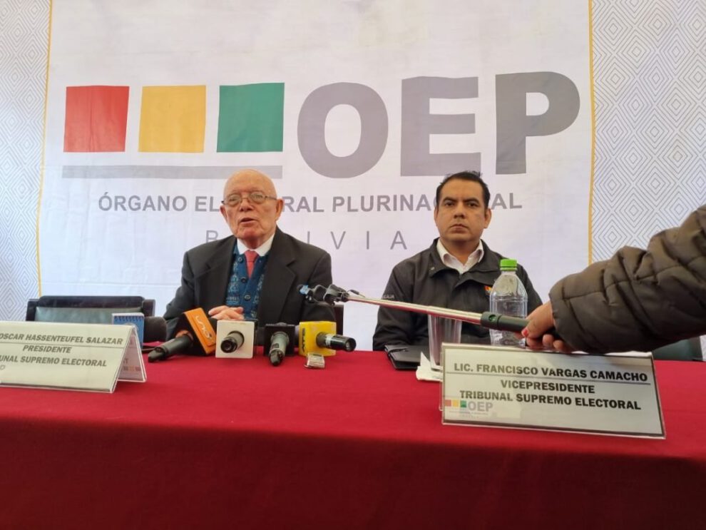 El presidente del Tribunal Supremo Electoral, Óscar Hassenteufel, listo para trabajar en elecciones judiciales