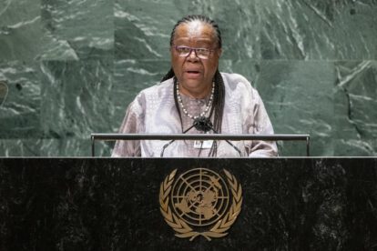Sentencia contra Israel por genocidio representada por Naledi Pandor