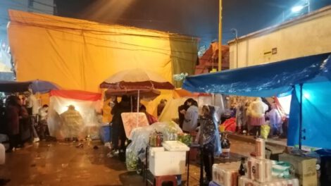 Reubicación de comerciantes Carnaval Oruro
