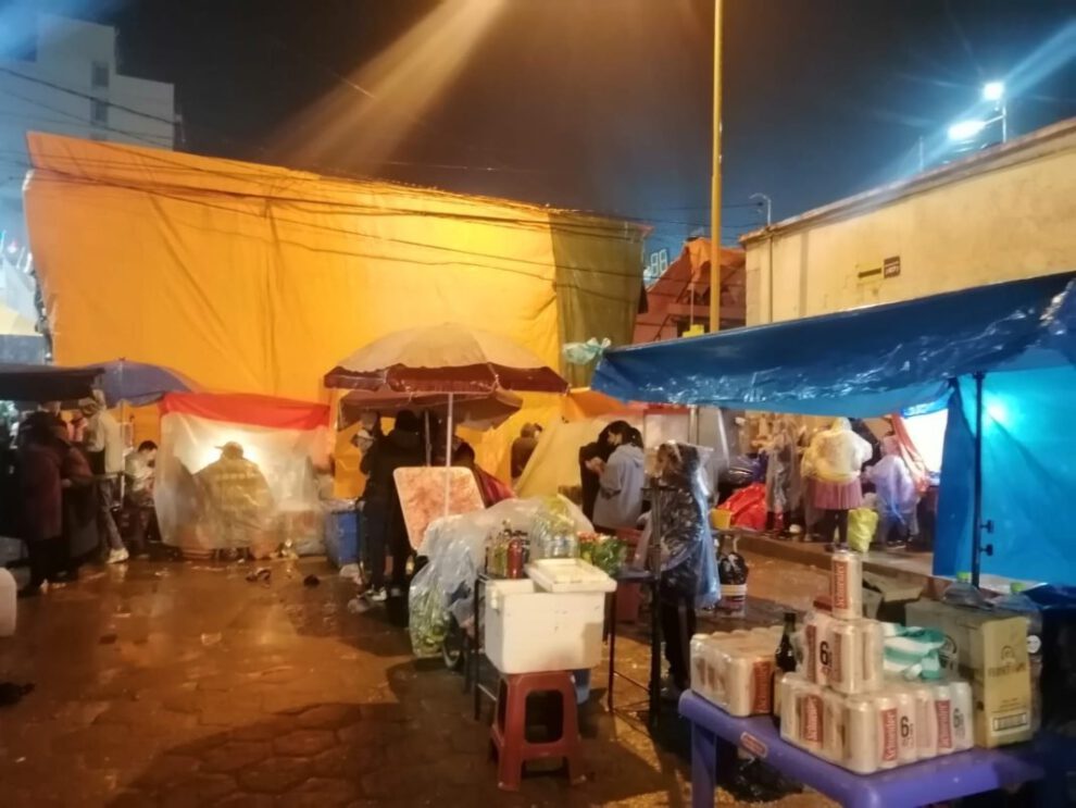 Reubicación de comerciantes Carnaval Oruro