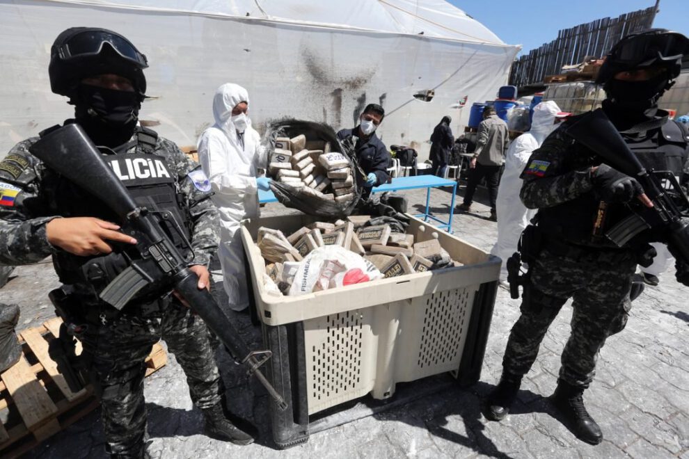 Incautación de droga en Ecuador: más de 21 toneladas de cocaína serán destruidas