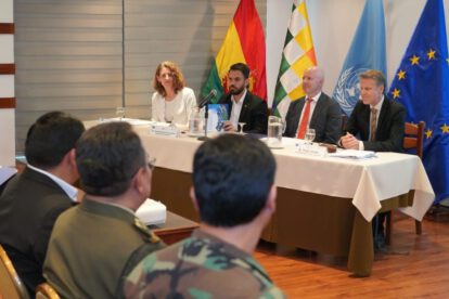 Destrucción e incineración de drogas en Bolivia