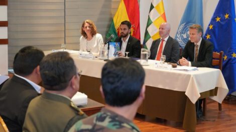 Destrucción e incineración de drogas en Bolivia