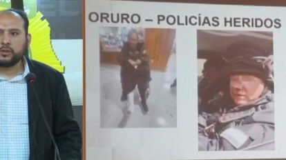 Bloqueadores en la carretera Oruro-Potosí