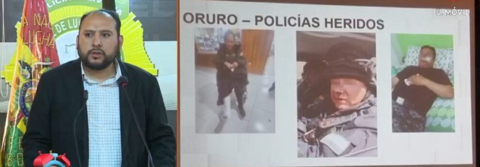 Bloqueadores en la carretera Oruro-Potosí
