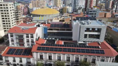 BancoSol sistema fotovoltaico en La Paz