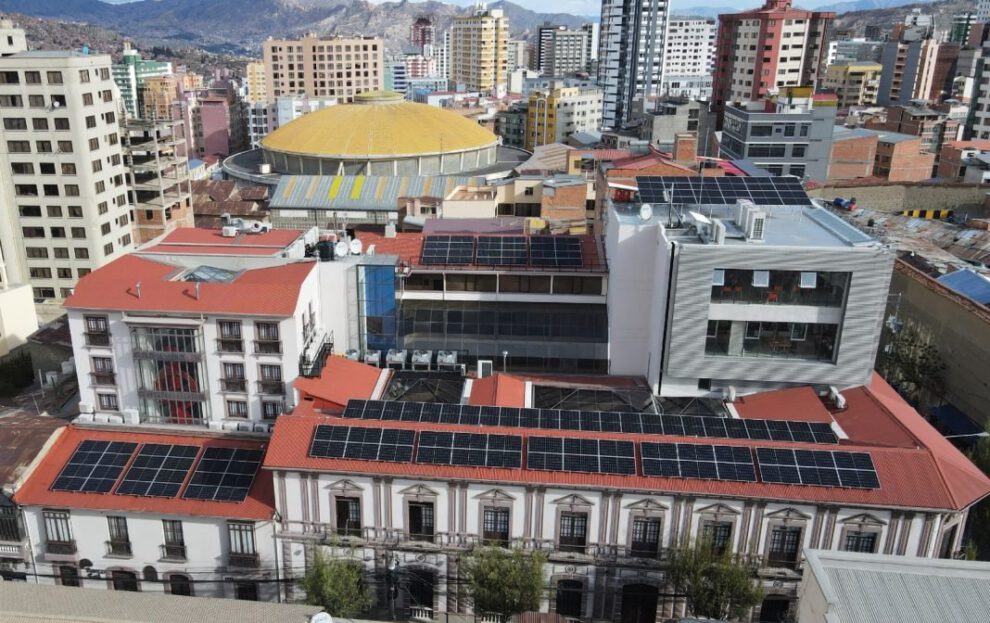 BancoSol sistema fotovoltaico en La Paz