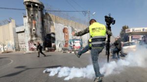 Periodistas palestinos encarcelados en Israel