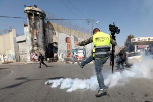 Periodistas palestinos encarcelados en Israel