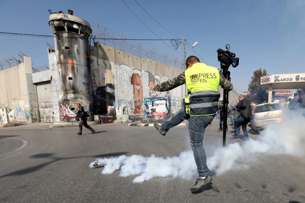 Periodistas palestinos encarcelados en Israel
