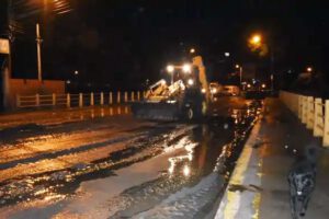 Lluvia torrencial en La Paz