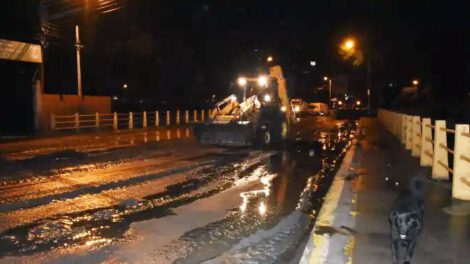 Lluvia torrencial en La Paz