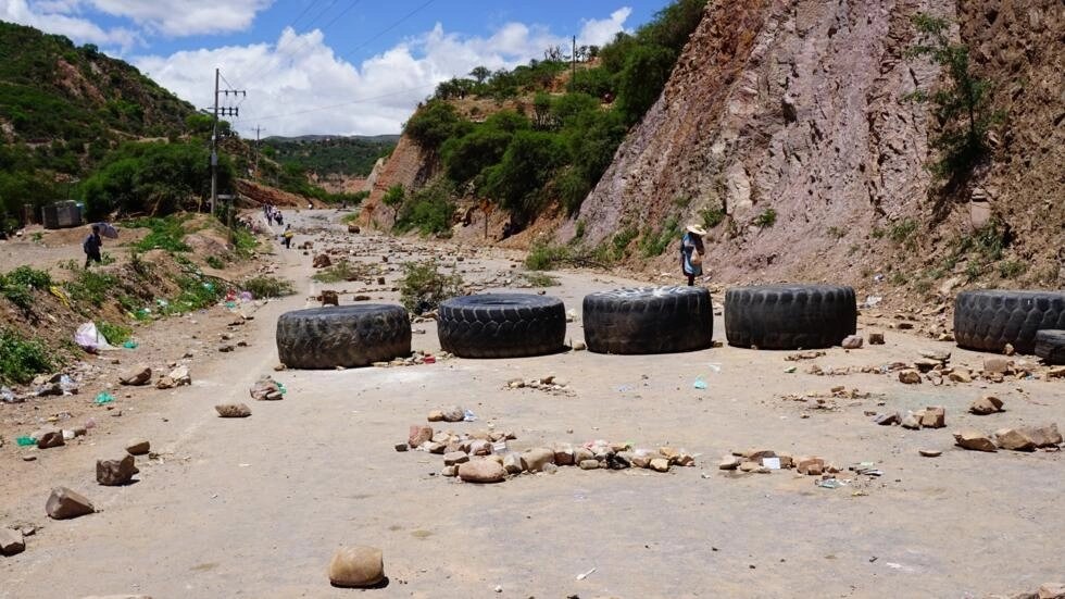 Bloqueos en carreteras Bolivia