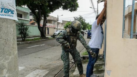Operaciones contra el crimen organizado en Ecuador
