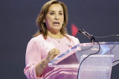 Dina Boluarte, presidenta de Perú