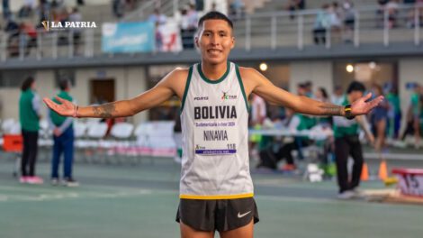 David Ninavia cosechó dos medallas de oro en el Sudamericano Indoor