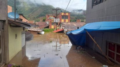 Intensas lluvias en Bolivia afectan a Tipuani y otras regiones