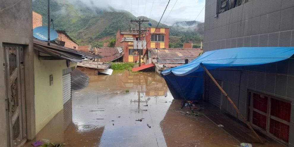 Intensas lluvias en Bolivia afectan a Tipuani y otras regiones