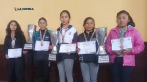 Las ganadoras en la rama femenina en el Festival Panamericano de Ajedrez