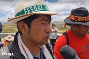 Bloqueo en Caracollo demandan renuncia de magistrados