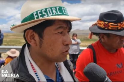 Bloqueo en Caracollo demandan renuncia de magistrados