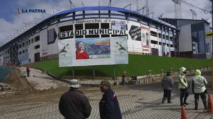 Estadio de Villa Ingenio en inspección para Copa Libertadores