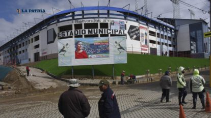 Estadio de Villa Ingenio en inspección para Copa Libertadores
