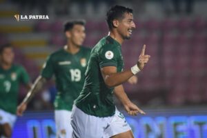 José Briceño autor de los dos goles bolivianos