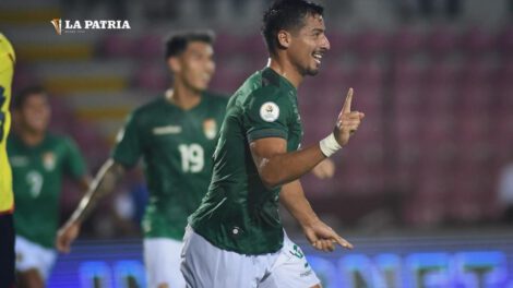 José Briceño autor de los dos goles bolivianos