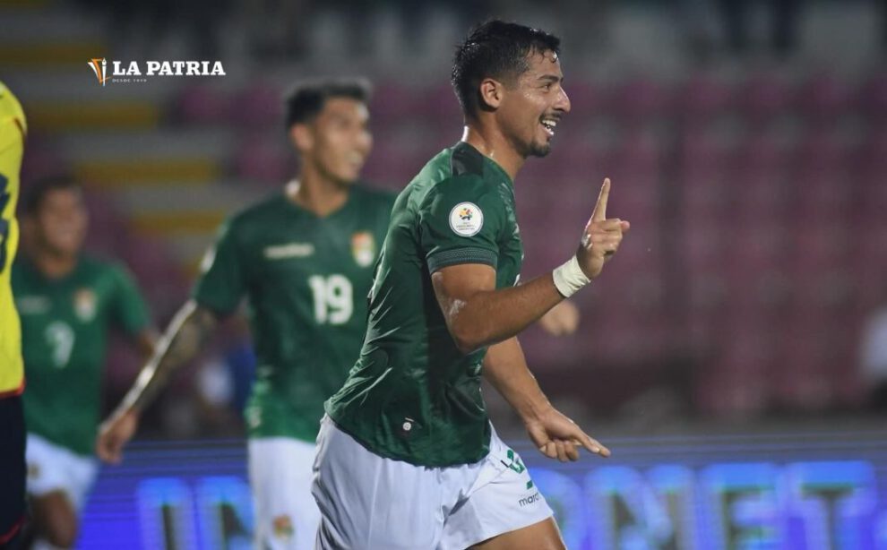 José Briceño autor de los dos goles bolivianos