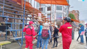 Inspección graderías Carnaval de Oruro