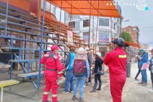 Inspección graderías Carnaval de Oruro