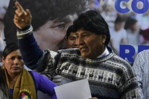 Evo Morales bloqueos elecciones judiciales
